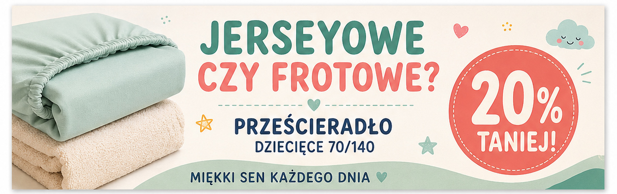70x140 prześcieradła promocja